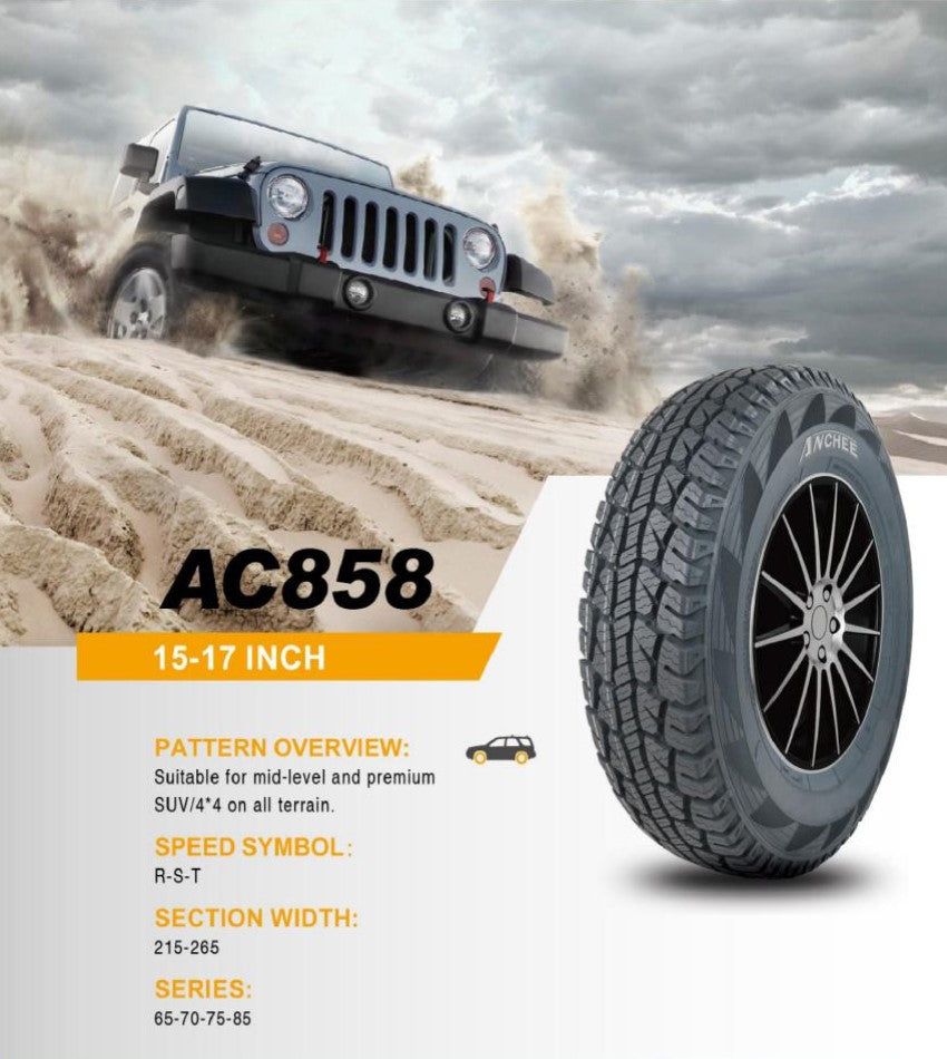 Anchee AC858 All-Terrain Tyres NZ | From $150 | Ranger | Free Delivery ...