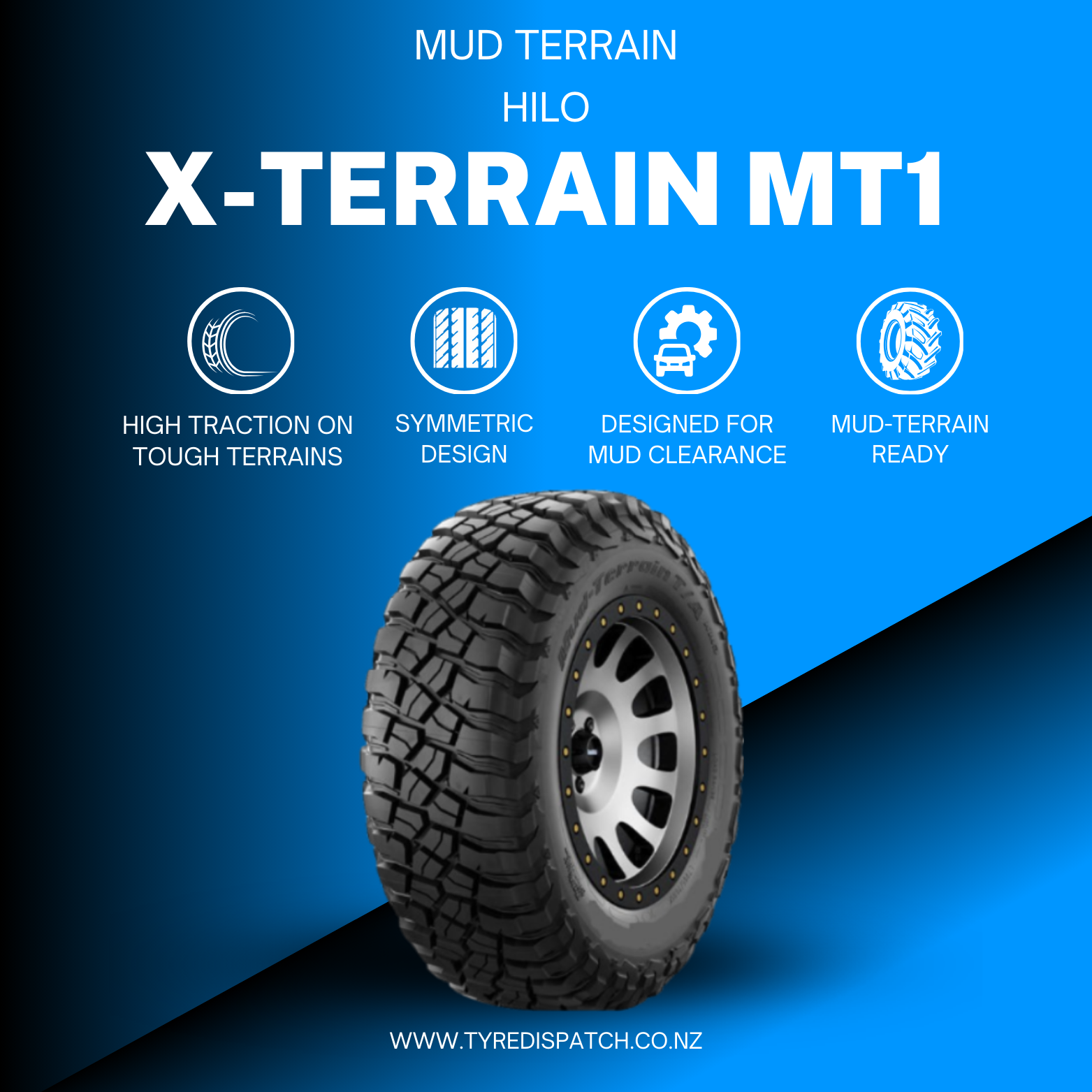 Hilo - 305/70R16 124/121Q 10PLY Mud Terrain