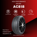 Anchee AC818 High Performance Tyre - Superior grip, asymmetric design, Yokohama expertise, and long mileage