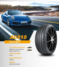 Anchee AC818 High Performance Tyre Promotional Image - Optimized for luxury sedans and sports cars, featuring high-speed stability thumbnail 4