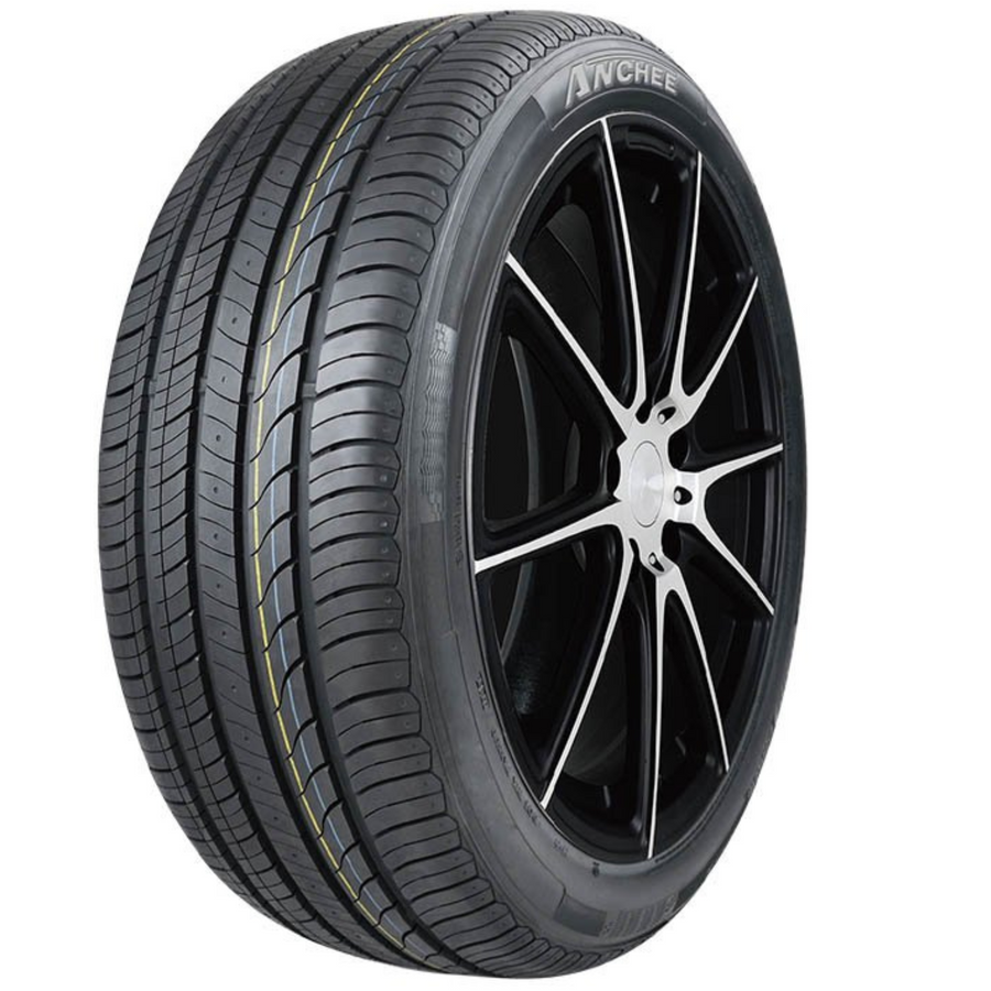 Anchee AC818 High Performance Tyre - Side view showcasing asymmetric tread pattern and premium construction