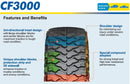 Comforser - cf3000 Directional Mud Terrain Heavy Duty specs details uni directional tread special compound enhanced traction