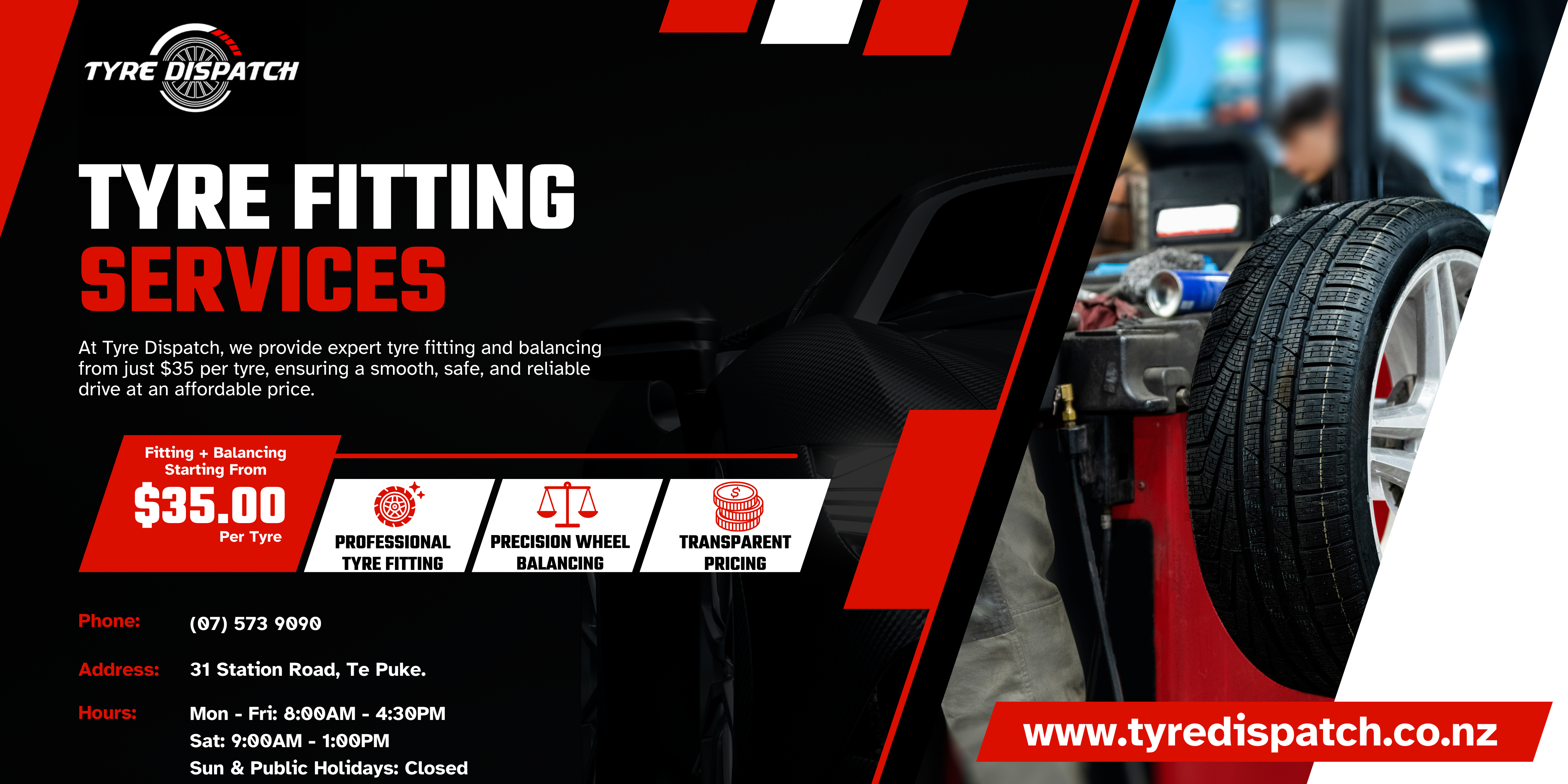 Tyre fitting image 1