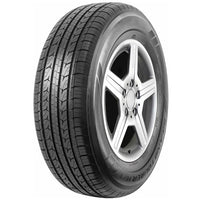 Close-up of Joyroad Grand Tourer HT tire on a wheel, highlighting tread pattern and branding on a white background. thumbnail 1