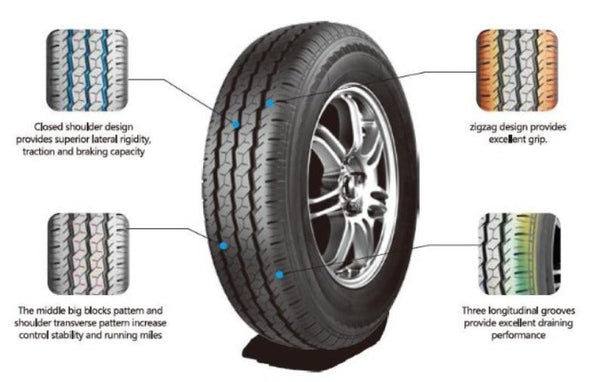 Anchee - 165R13 (165/80R13) 94/93S 8PLY - Tyredispatchnz